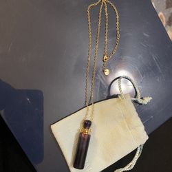 Women’s Perfume Bottle Gold-plated 9 in Necklace