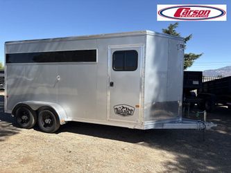 80" x 15' Frontier Aluminum Horse Trailer – 3 Horse (Colt Big Sky Series)