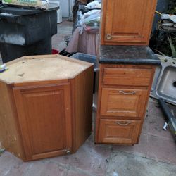 Kitchen cabinets used  (*free" )