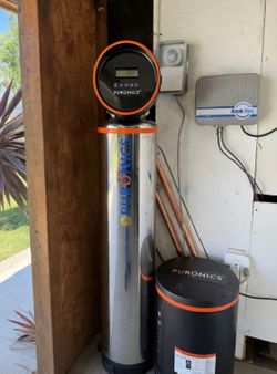 Puronics Whole House Water Softener + Alkaline RO Drinking System - Single Tank