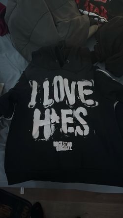 Black I love Ho*s hoodie