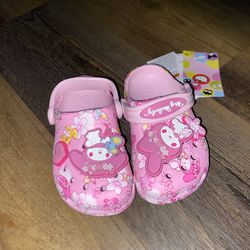 Hello kitty crocs Size C8