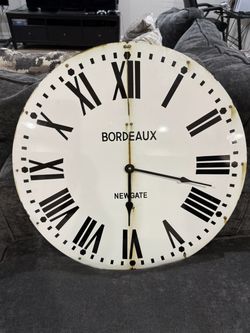 Newgate Bordeaux Large Wall Clock