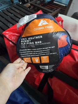Ozark Trail Cool Weather Mummy Sleeping Bag – Like New