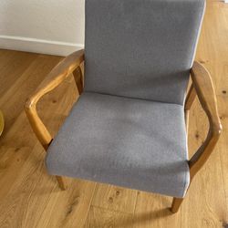 Cool Mid century Chair, Real Wood