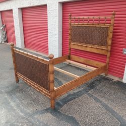 Bamboo Full Size Bed Frame Only