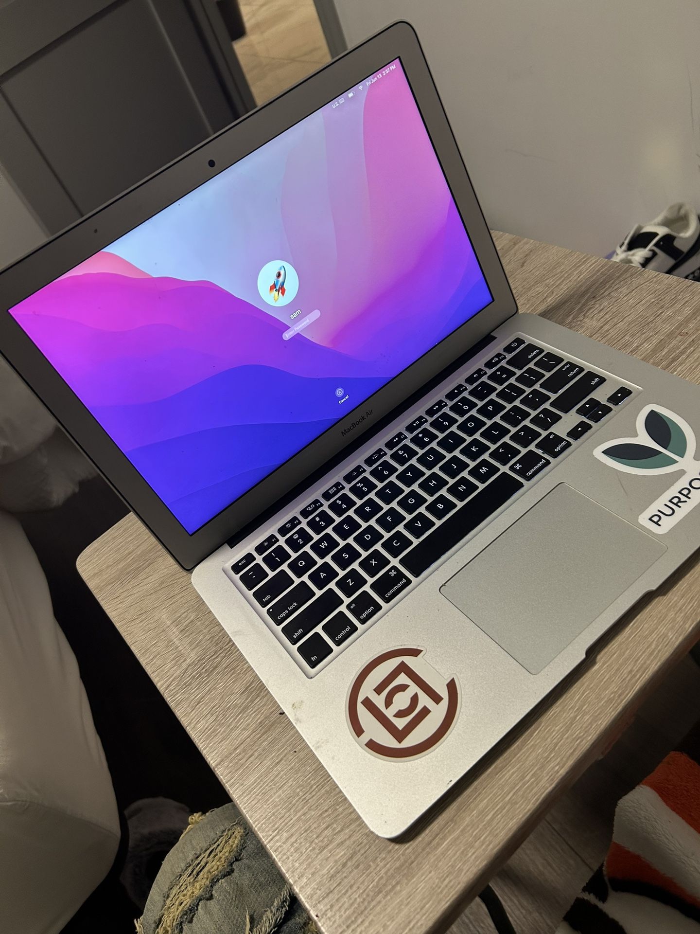 MacBook Air (Stickers With Be Removed Based On Preference)