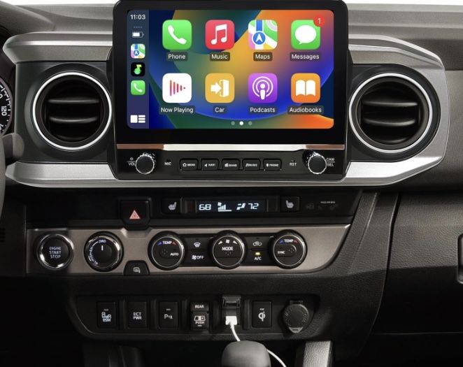 Apple Car Play Radio For 2016 - 2022 Toyota Tacoma