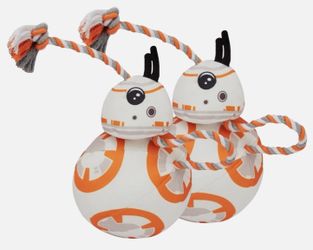 Disney Stars Wars BB-8 Ballistic Nylon Plush Dog Toy Durable Ball