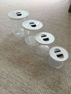 Oggi Acrylic Food Storage Containers , 4 pcs