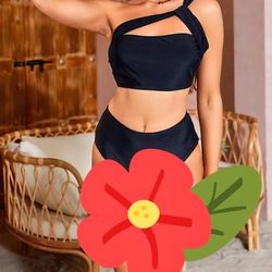 Women's 2-Piece Swimsuit Size S (New) Runs like Size M