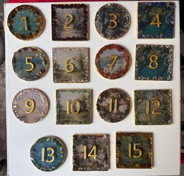 Table numbers for wedding