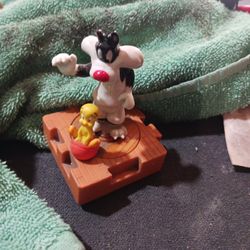 Vintage Looney Tunes Sylvester & Tweety Figurine Set