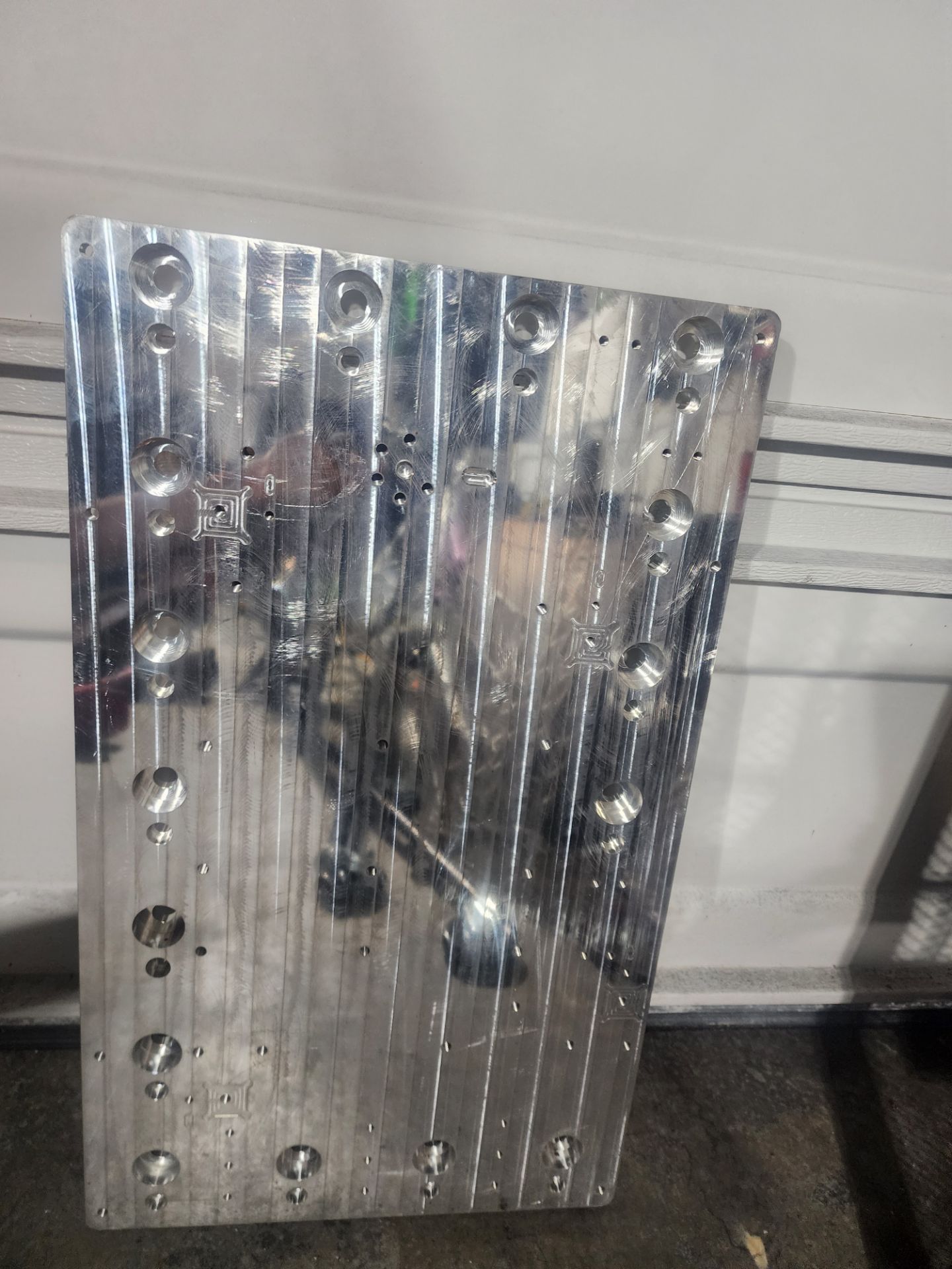 Aluminum fixture plate 1 inch
