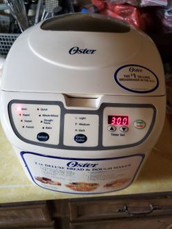 OSTER 2 LB DELUXE BREAD& DOUGH MAKER MODEL#5821