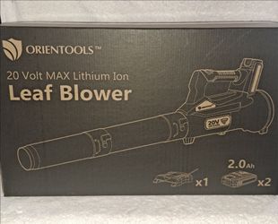 BRAND NEW - 20V MAX Lithium Ion Leaf Blower with Two 2.0Ah Batteries