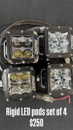 Rigid LED light Pods Set Of 4