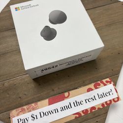 Microsoft Surface Earbuds Headphones Bluetooth - Payments Available - Pay $1 Down To take It home