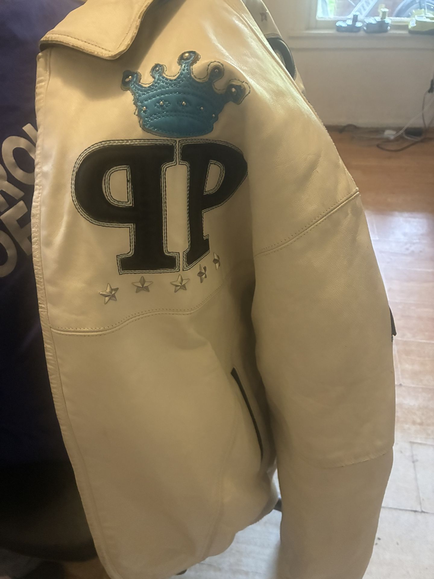 All White Pelle Pelle Coat
