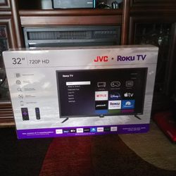 32" HdJvc Roku Led Smart Tv (Brand New ) Asking 140$obo