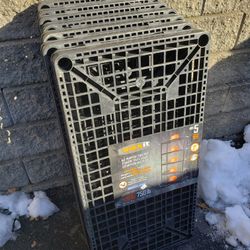 7 Tier plastic shelving