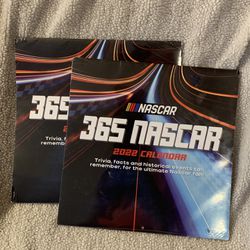 365 NASCAR Calender X 2 w/ Trivia, Facts & Historical Events