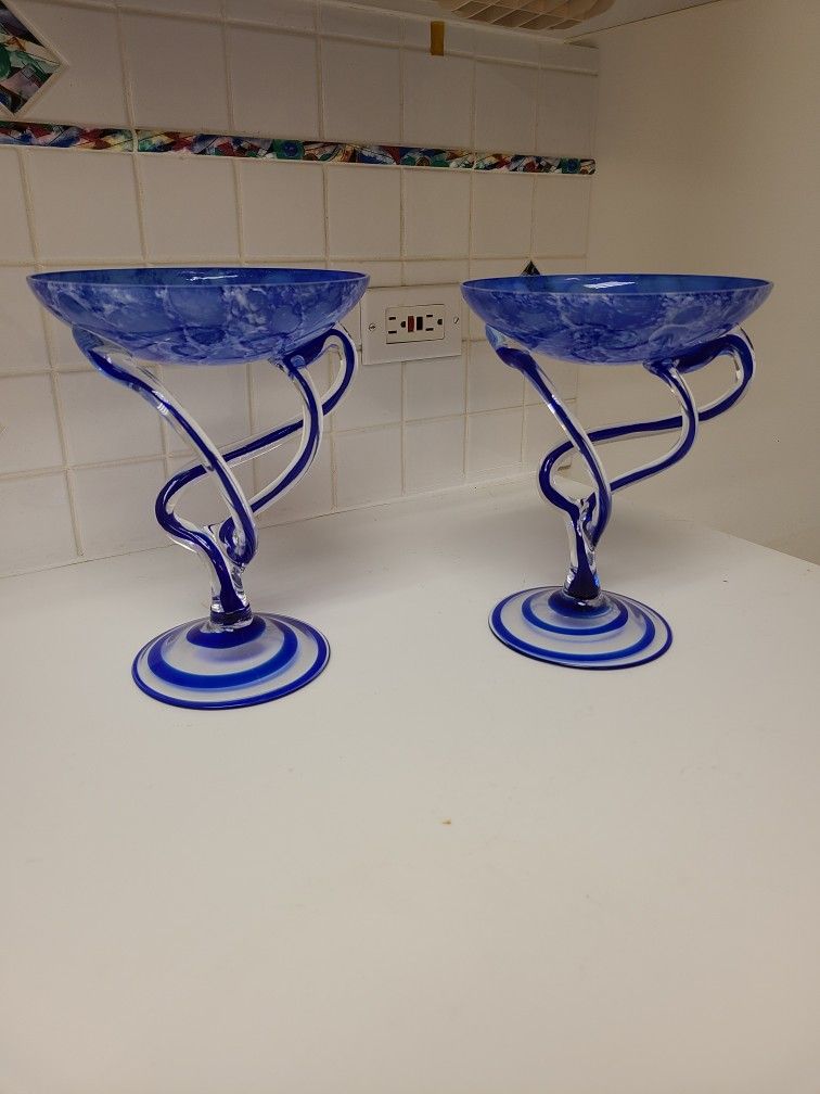 Glass Candle Holders
