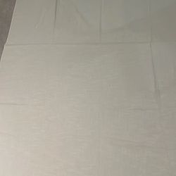 Off White Fabric Table Cloth Like New 