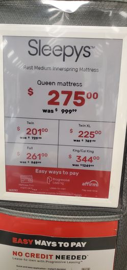 Sleepys Rest Medium Innerspring Mattress