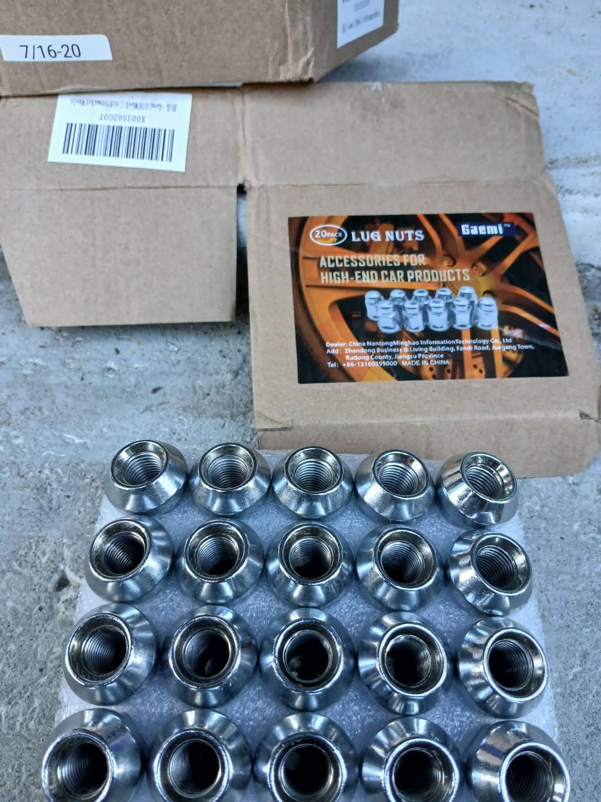 7/16 Lug Nut’s