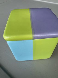 Colorful Ceramic Trinket Box