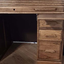 Antique Roll Up Desk