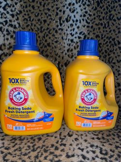 2🔥110 Fl oz Arm & hammer laundry detergent both $16 firm on price