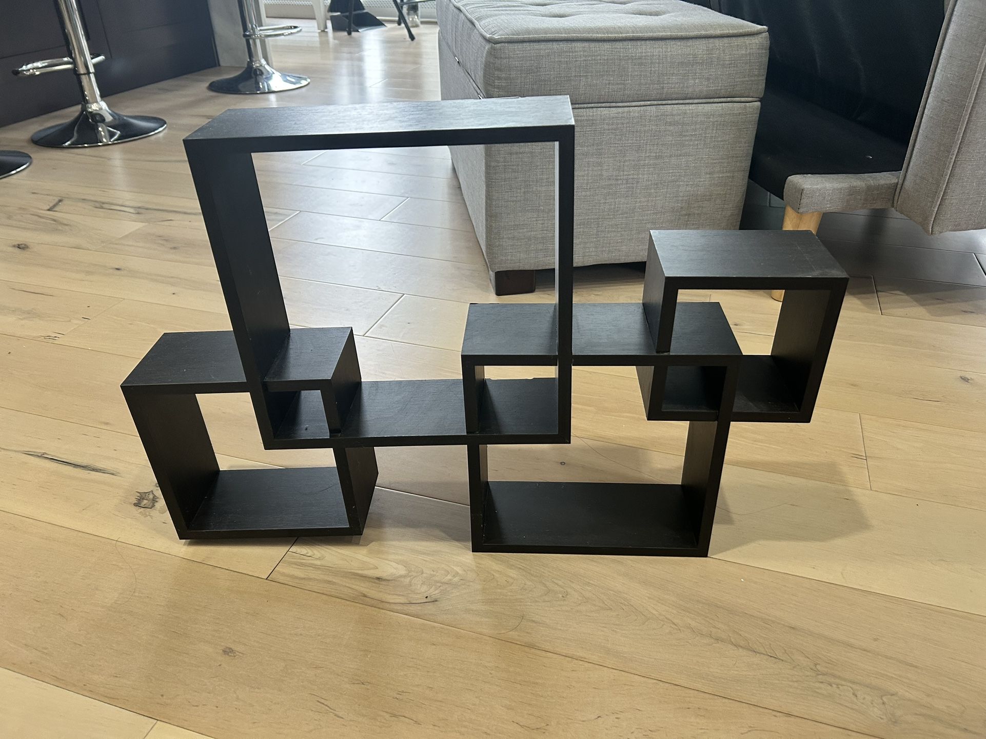 Modern Wall Decor Floating Shelf W Free Pic Frames
