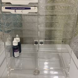 CLEAR ACRYLIC STAMP PAD/CRAFT STORAGE 
