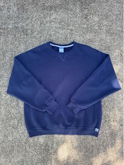 Russel Navy blue crewneck sweatshirt size large