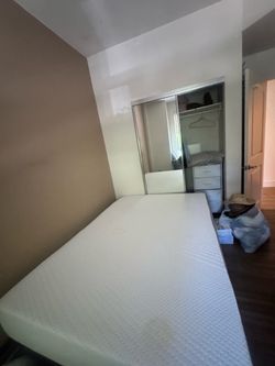 Double bed mattress and frame