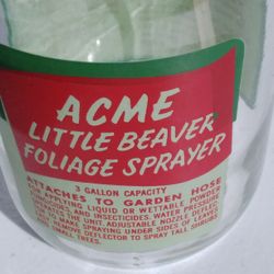 Vintage Acme Little Beaver Sprayer Jar