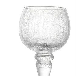 Candle Holders Crackle Effect  Qty 60