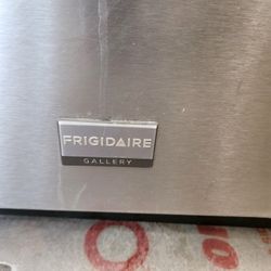 Three Matching Kitchen Appliances Frigidaire Hanging Microwave Dishwasher Glass Top Electric Stove