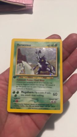 Heracross Holo Pokémon Trading Card