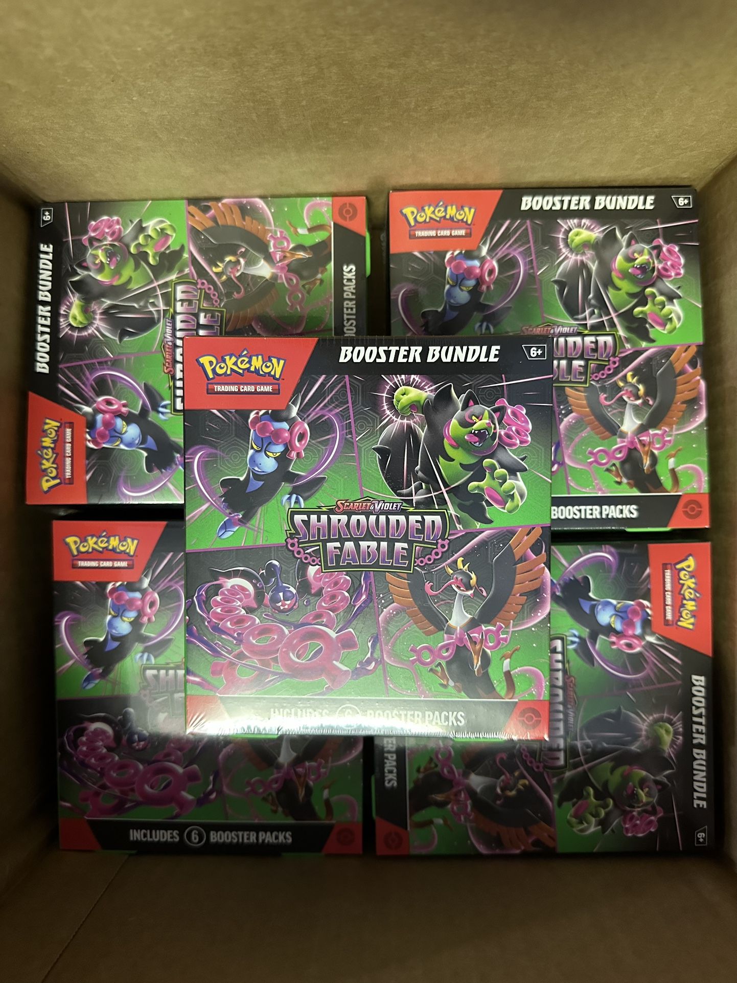 Pokemon Shrouded Fable Booster Bundles (Lot Of 5)