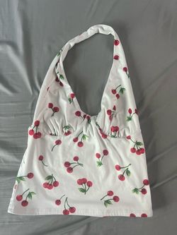Medium cherry halter top