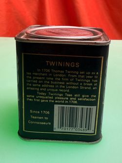 Vintage Twinings Russian Caravan Tea Tin Collectible