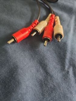 RCA Stereo Audio Cable Red and White