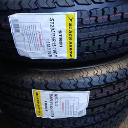 New set of tires 205 75 15 st
