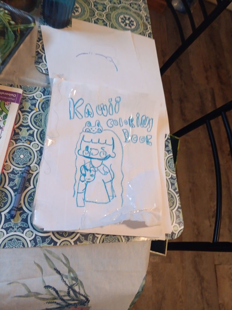 Kawii Coloring Book MY Daughter Made