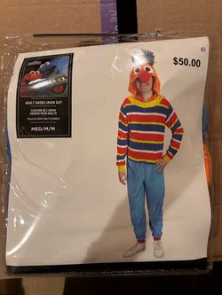 Sesame Street Earnie Halloween Costume Med