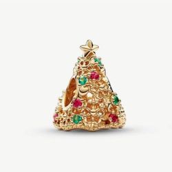 NEW Pandora Glitter Christmas Tree Charm