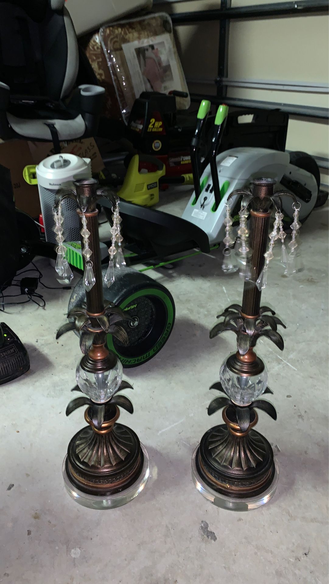 2 candle holders
